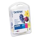 Brother Inkjet Cartridge Page Life 1200pp 3 Colour Ref LC970RBWBP [Pack 3]