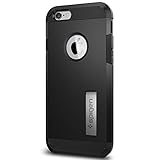【Spigen】 iPhone6s ケース / iPhone6 ケース, パーフェクト・アーマー [ 二重構造 エアクッションテクノロジー ] アイフォン6S / 6 用 カバー 米軍MIL規格取得 (ブラック SGP11615)