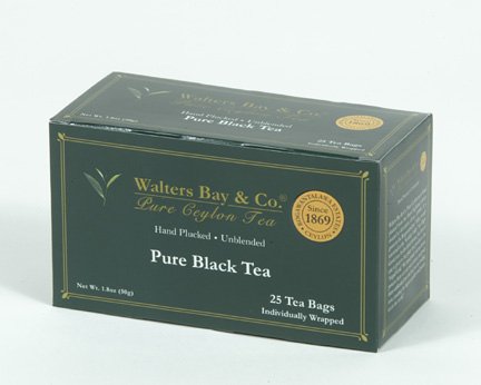 100% Pure Ceylon Black Tea. 25 Enveloped by Ceylon Tea
