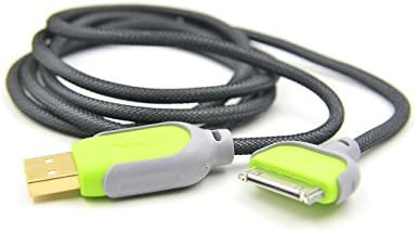 Eyecatching USB Charging and Sync Dock Connector Data Cable for iPhone 4S / 4, iPad 1 / 2 / 3, iPod Touch, iPod Nano - 5.0 Feet / 1.5 Meters(Green)