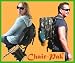 Chair-Pak - The Backpack Chair! The perfect portable hiking chair, fishing chair, camp chair, hunting chair, beach chair, outdoor chair, sport event chair solution! Very compact (the size of your back), ultra lightweight 6.5Lbs - holds 230LBS, large pack 2504 cu/in, 4 compartments, feature rich, water-resistant.