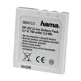 Hama Li-Ion Battery DP-231 suitable for Fuji, Pentax (Equivalent to NP-40 / D-Li8)