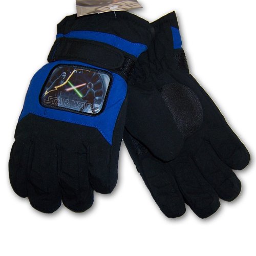 Star Wars Vader Boy's Ski Gloves Sizes 8-12 and 12-15