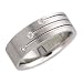 0.1 CT DIAMOND MENS WEDDING RING BAND