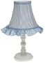 Lil' Star Blue Gingham Lamp Base With Shade