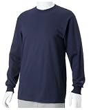  : Russell Athletic Men's Basic Cotton Long Sleeve T-Shirt, Navy, Small