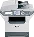 Brother Laser Printer Fax 33.6Kbps Wireless 802.11b/g USB 2.0 Parallel Mono 30ppm Ref MFC-8870DW Image