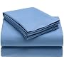 Tommy Hilfiger 200-Thread-Count Solid Twin Extra Long Sheet Set, Nantucket Blue