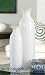 Set of 2 Mouth Blown Vases in White Opaline Finish