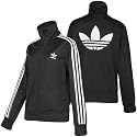 adidas Damen Trainingsjacke Firebird, Black/Running White, 46, G87401