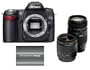 Nikon D80 10.2MP Digital SLR Camera + Tamron 28-80mm AF Lens + Tamron 70-300mm Di AF Lens + Extra Nikon EN-EL3e Battery