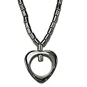 Hematite Heart Necklace