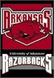 Arkansas Razorbacks Double-Sided 28"x40" Banner - College Athletics Sports Merchandise
