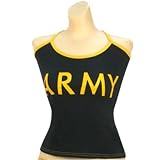Womens Black Army Tank Top (EXTRA LARGE)