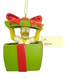 The Simpsons Homer In A Present Christmas Ornament