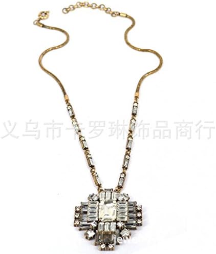 Fit Fashion Cross Pendant Fashion major suit jewelry personality retro Crystal Cross Necklace with crystal necklace female