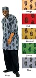 Unisex Cowry Shell Print Pants Set - Many Colors Available