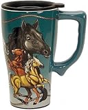 Horse PONY South WESTERN COFFEE Tea TRAVEL Mug Art NEW
