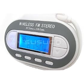 TeckNet FM12 205 Channels Portable Stereo MP3 FM Transmitter With 2 X DeliPow 1000mAH Ni-Mh Rechargeable Batteries