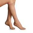 FootSmart Women's Sheer Moderate Support Full Calf Knee Highs