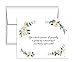15 Soft Flower Sympathy Acknowledgement Cards, Includes Envelopes