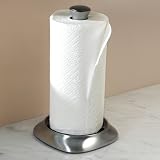 Polder KTH-6066-87 Single Tear Paper Towel Holder, Brushed Stainless Steel