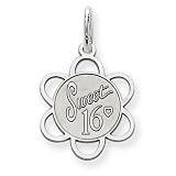 Sterling Silver Sweet Sixteen Disc Charm