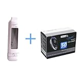 GlucoRX Nexus Mini White Meter with 50 additional test strips