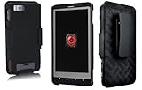 OEM VERIZON MOTOROLA DROID X MB810 HOLSTER SHELL COMBO