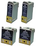 Take4Less 4-pack (2B+2C) T026 T026201 T027 T027201 Black Compatible Ink Cartridges for Epson Stylus Color Ph 810 820 925