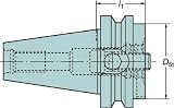 TRUSCO サンドビック バリロック ベーシックホルダ 390.585080040