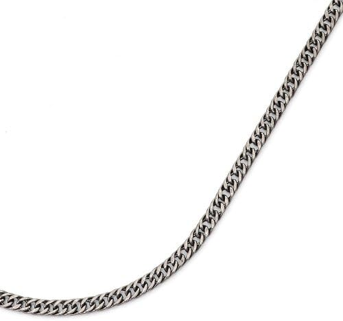Titanium High Polished Curb Chain Link - (18" x 3mm) - 18TMCH276