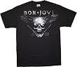 Bon Jovi Skull Shades 1989 Vintage T-Shirt Tee Black