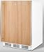 Summit Commercial Series: FF7LBIADAIF 24'' Compact Refrigerator with Adjustable Wire Shelves, Deep S