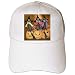 Vintage Owls on Jack o Lanterns - Adult Baseball Cap