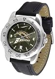 Western Michigan Broncos Sport Leather Anochrome Mens Watch