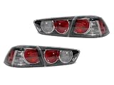 A Pair of Depo Clear Lense with Black Housing (Altezza) Tail Lights - Mitsubishi Lancer Evolution X (EVO 10) 2008-2010