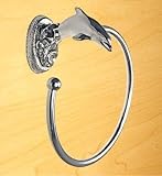 Dolphin Design Towel Ring