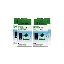 Remanufactured Lexmark 82 & 83 Valu 2-Pak: 2 black / 2 color - by Abacus24-7