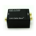 Convertisseur Audio , Num�rique SPDIF Toslink ou Electrique Coax Vers Analogique RCA .