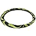OxGord Zebra Steering Wheel Cover, Lime Green & Black