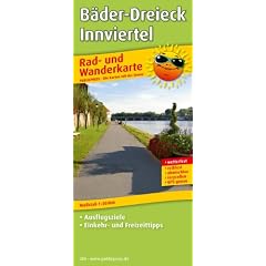 Rad- und Wanderkarte B�der-Dreieck - Innviertel: Mit Ausflugszielen, Einkehr- und Freizeittipps, rei�fest, wetterfest, abwischbar, GPS-genau. 1:50000: ... beschriftbar und wieder abwischbar
