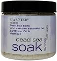 Spa Sister Relaxing Dead Sea Salts with Lavender Essential Oil, Sunflower Oil & Vitamin E 453g/16oz