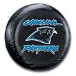 Carolina Panthers NFL Black Tire Cover