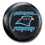 Carolina Panthers Black Tire Cover