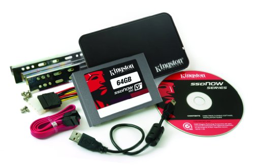 Kingston V+-Series SSDNow Solid Sate Drive (SSD) 64GB (6,3 cm (2,5 Zoll) SATAII) Bundle