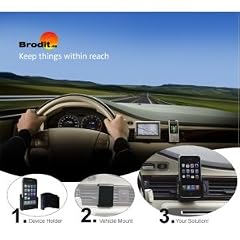 BRODIT aktiv Halter fuer Apple iPhone 4 auf USB-A-Stecker