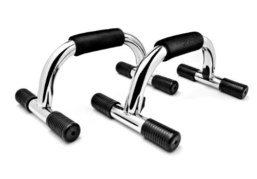 Zon Push Up Stands (Silver/Black)