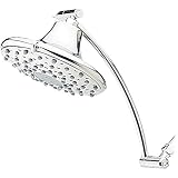 ASD-833, Waterpik 8 AquaScape Rainfall Shower Head with Extension Arm - Chrome