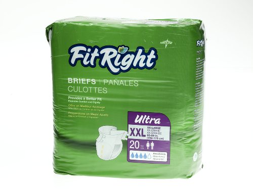 FitRight Ultra Briefs BRIEF CLOTHLIKE FITULTRAXXL XXL 60 69 XXL